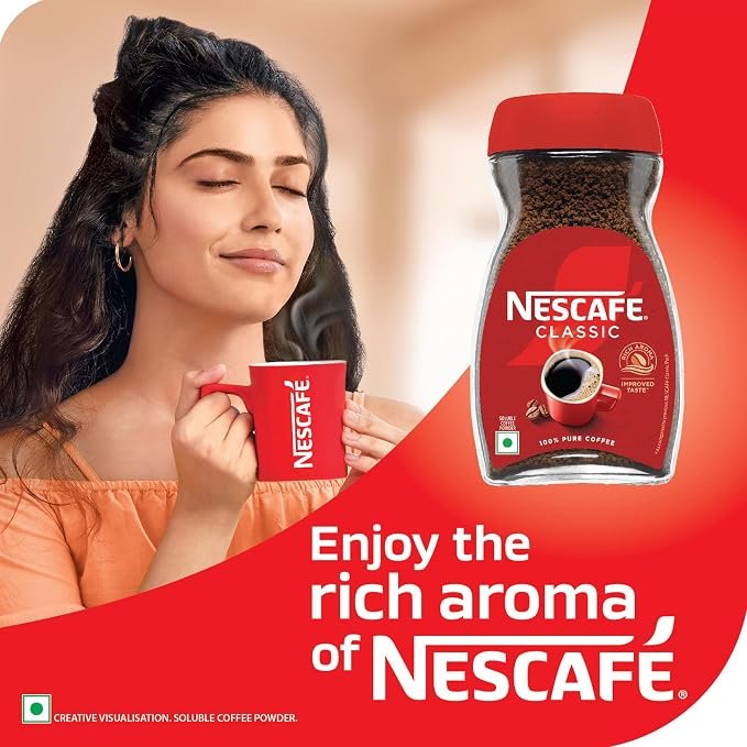 Nescafé Classic Instant Coffee Powder, 200g Pouch 100% Pure Coffee for a Great Start to Your Morning, Every Morning - Image 2